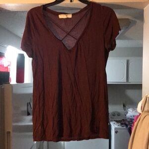 Medium urban outfitters maroon soft t shirt